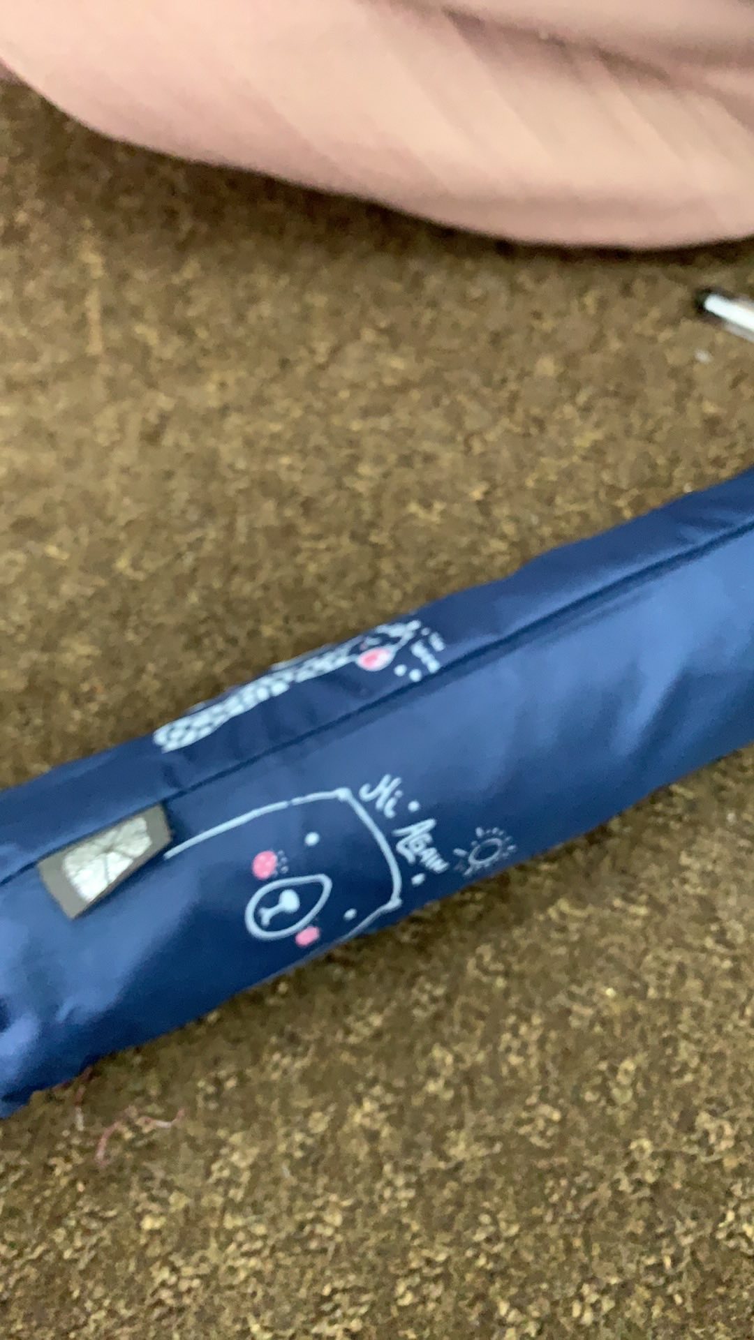 Payung Lipat 3 / Motif Kebun Binatang / Lapis Hitam / Anti Uv / Jktumbrella / Grc - 352a