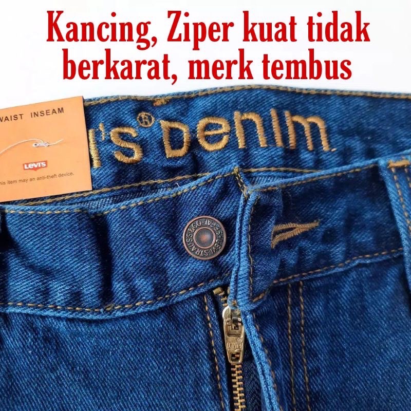 CELANA JEANS PRIA PANJANG REGULER 27/38 CELANA JEANS PANJANG BASIC PANTS