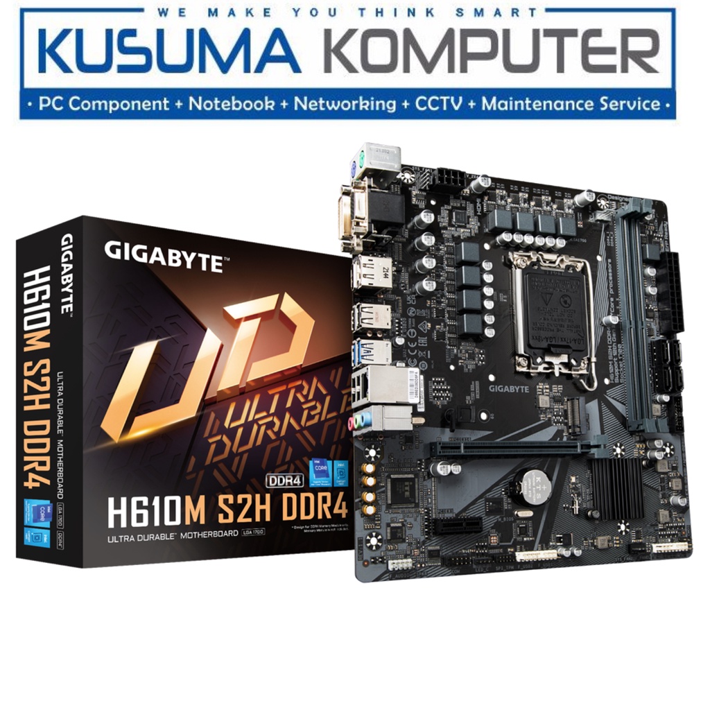 Gigabyte H610M S2H DDR4, LGA 1700, HDMI, PCIe 4.0, GIGABYTE Gaming LAN