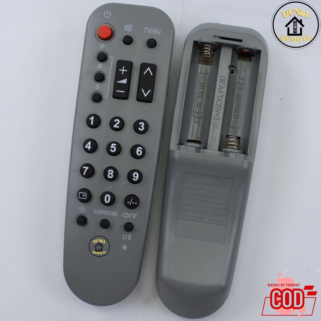 Remot / REMOTE TV Panasoni Tabung 2150 tanpa setting