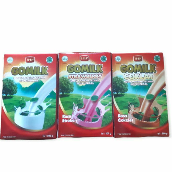 

GOMILK susu kambing etawa plus herbal untuk anak sampai dewasa