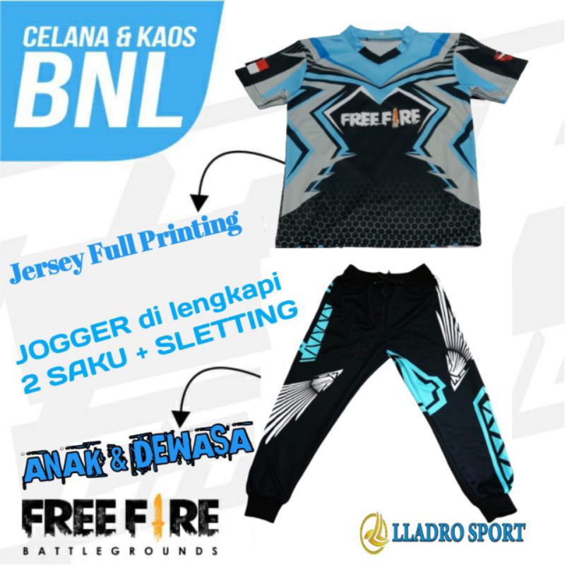 Setelan celana Gaming & Jersey Gaming Calca Angelica,BNL ff Heroic Angel Bnl malaikat