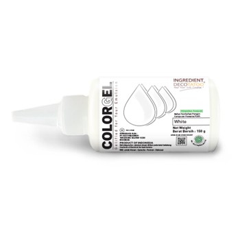 

Pewarna Makanan COLOR GEL WHITE DECOTATOO 150 GR