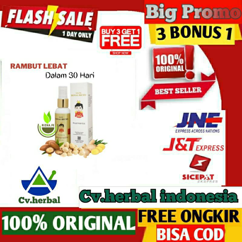 NAUFA ROYAL RICHY ORIGINAL 100% ASLI SERUM MINYAK KEMIRI PENUMBUH & PENYUBUR RAMBUT