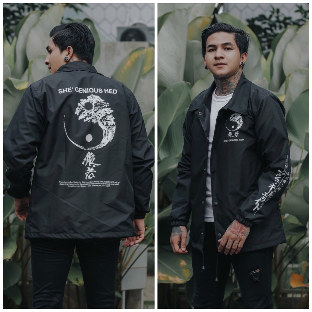 JAKET COACH COUCH GENIOUS GENIUS ORIGINAL DISTRO BANDUNG ERIGO PARASUT TASLAN JAPAN