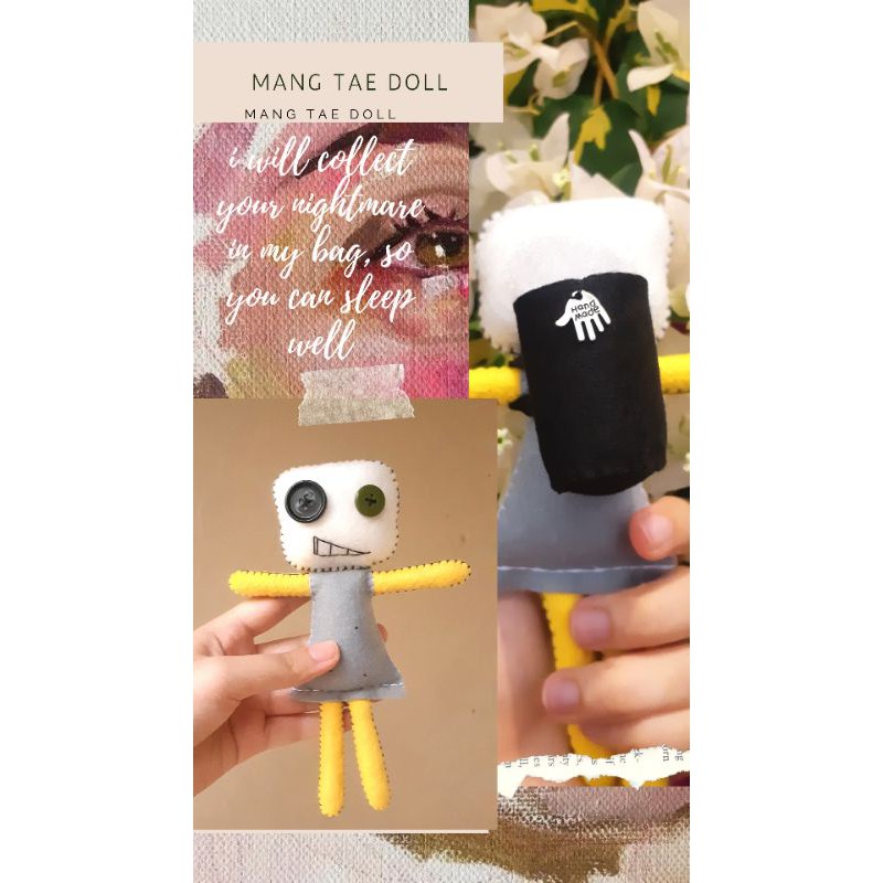 paket DIY boneka mang tae it's okay to not be okay