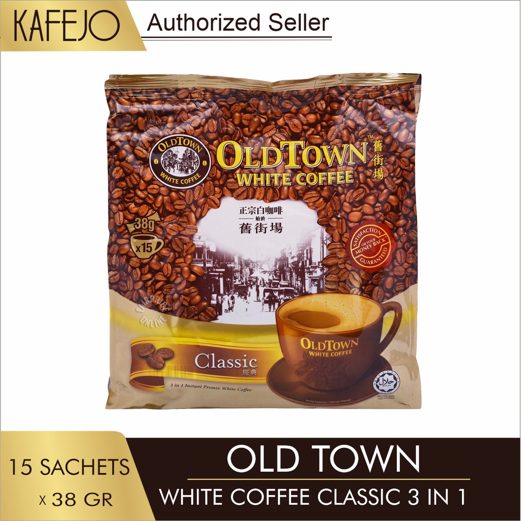 

Old Town White Coffee Classic 40 gr / 15 sachet Kopi Klasik