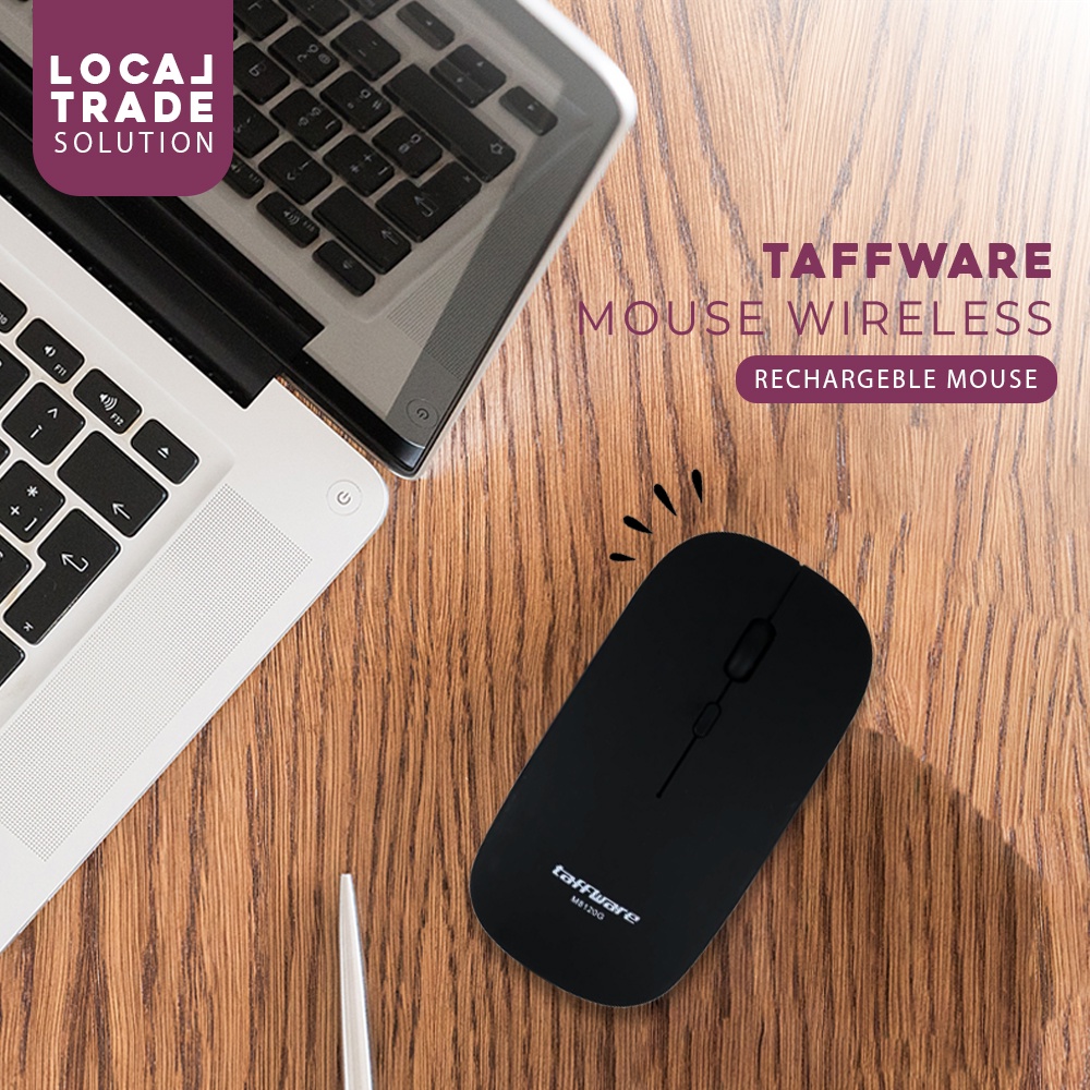 Taffware Mouse Bluetooth 5.2 Rechargeable Wireles Mouse High Precision