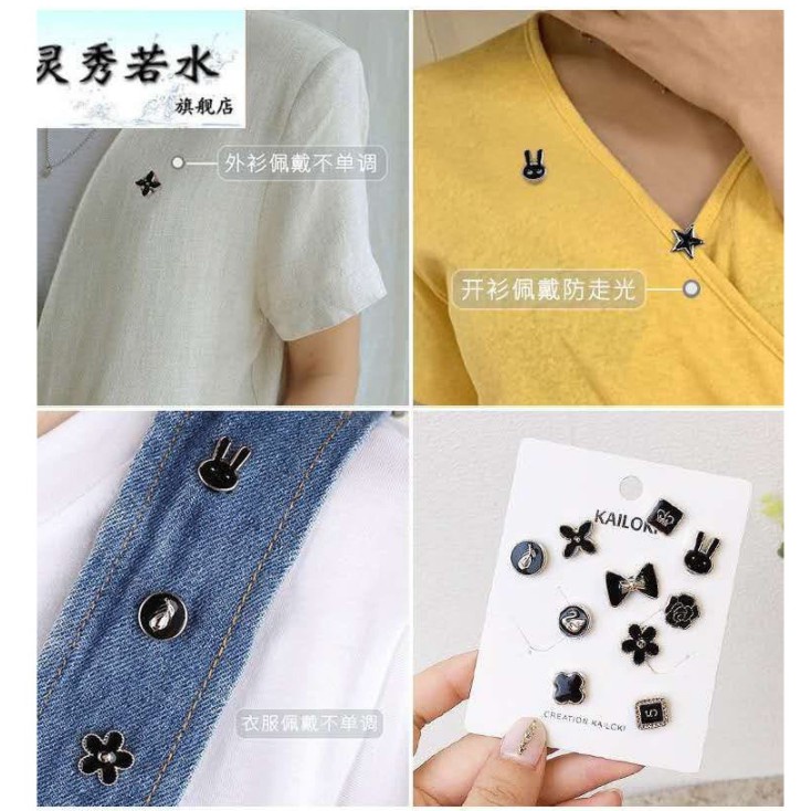 [BA]Bros Korea bros Pin Brooch Wanita Aksesoris baju muslim Fashion Murah TUSPIN PENITI TUSUK Baju Kerja SS096