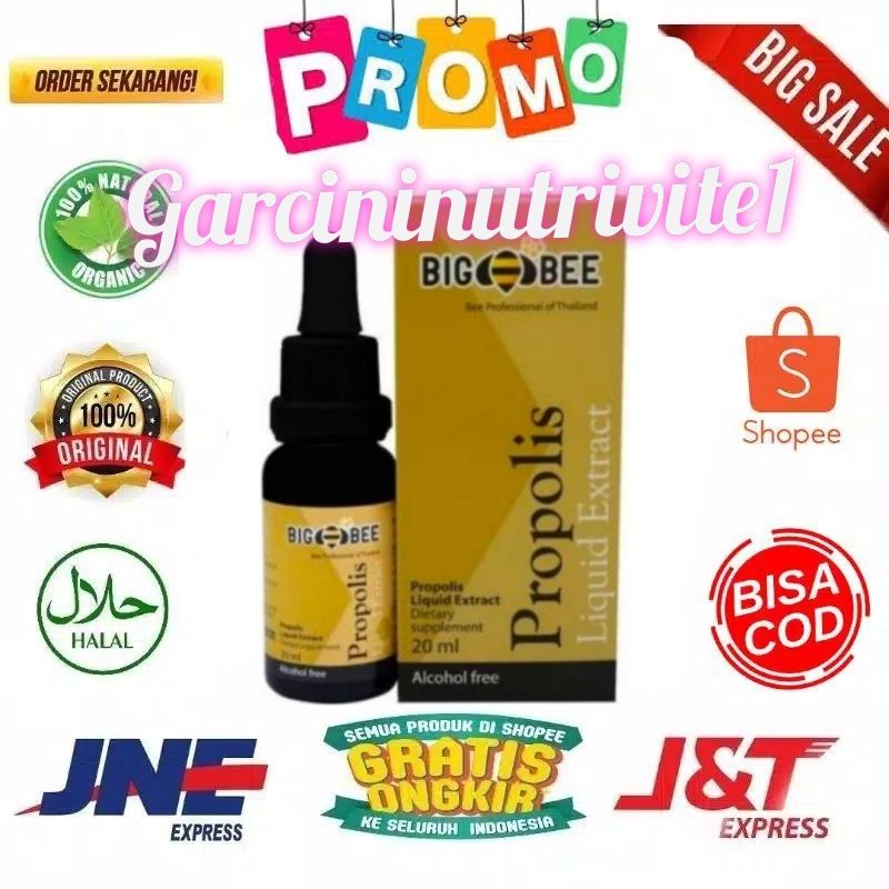 Propolis Big Bee Asli Thailand Propolis Big Bee Liquid Extract Manjur