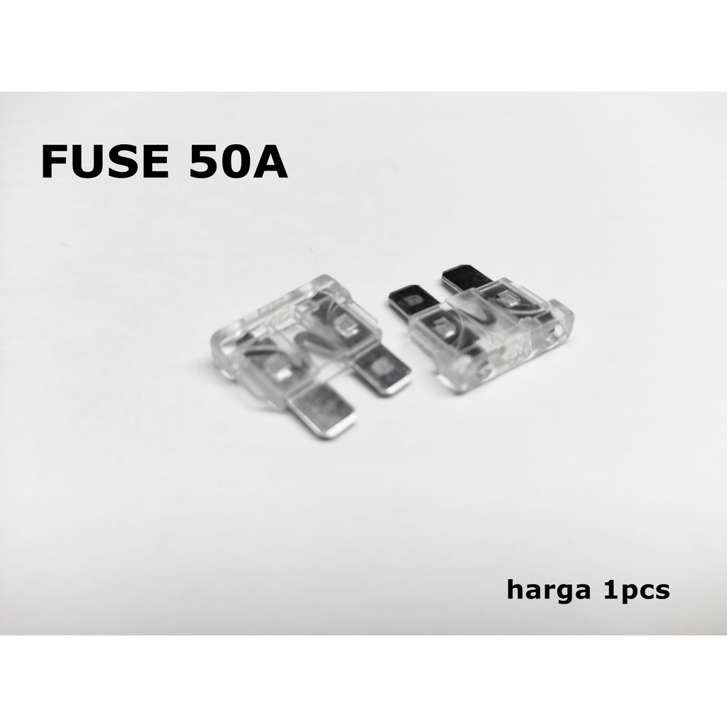 Fuse Tancap 50A fuse sekring sekering mobil / motor / inverter