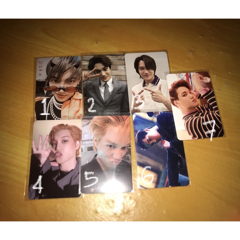 exo photocard official pc kai kim jongin devil growl fanmeet love me right lmr coming over dont figh