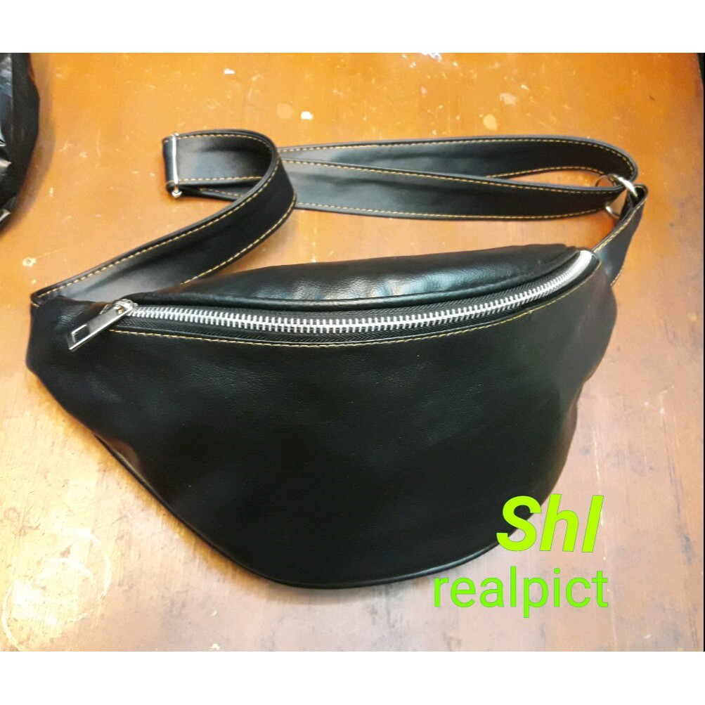 BEST BAG- TAS WANITA CEWEK BRANDED KADO HANDBAG MICHAEL KORS MK SUTTON BLUE BIRU 1328 BLACK