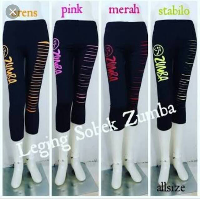 Celana senam / laging pendek robek zumba