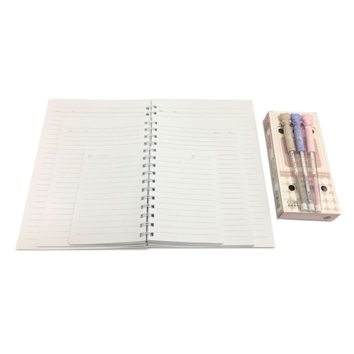 

Unik Classic Buku Tulis ( Pakaet 3 Pcs) + Free 1 Lusin Pulpen Gel Trendi