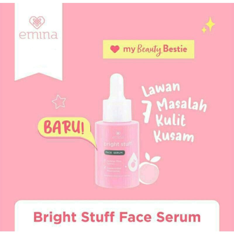 EMINA BRIGHT STUFF FACE SERUM 30ML CERAH GLOWING