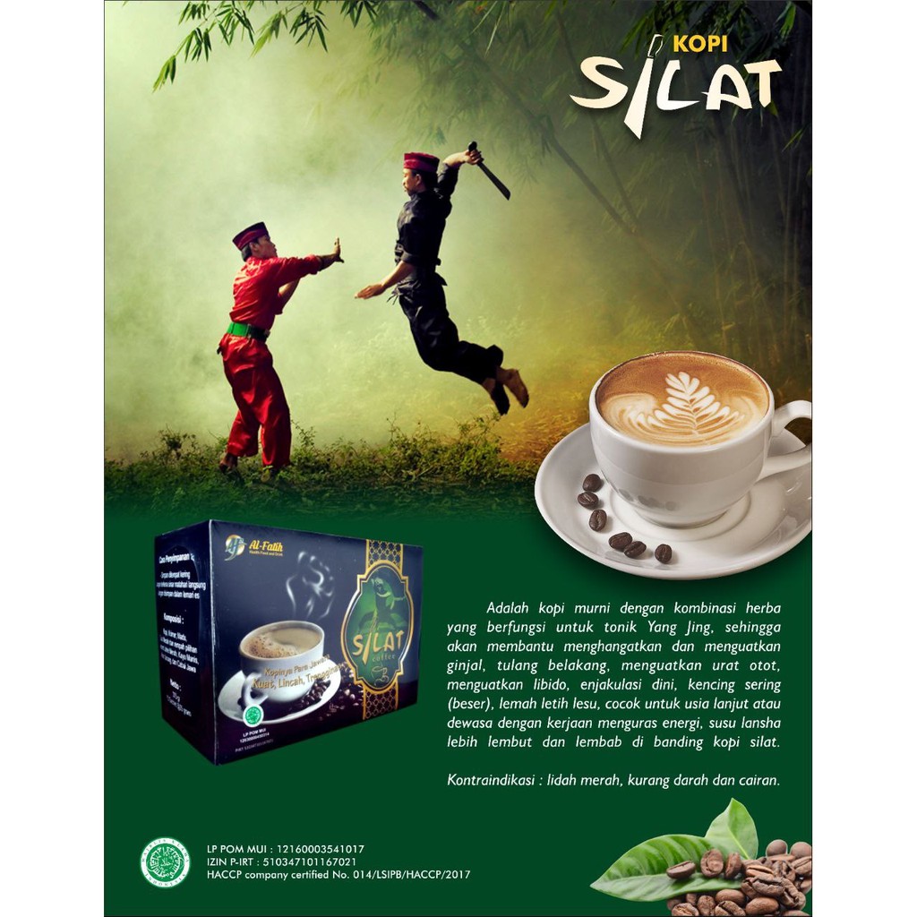 

Kopi Silat - Kopi Herbal Kaya Manfaat