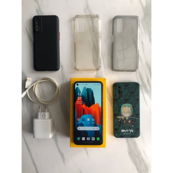 Realme Narzo 20 Pro 8/128gb Black Ninja Bekas Pakai Pribadi