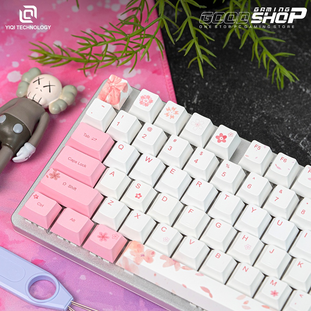 Yiqi Keycaps New cherry PBT Dye-Sub Cherry Profile