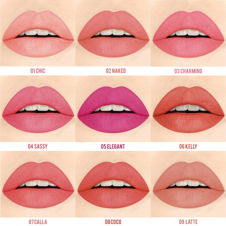 YOU - Rouge Velvet Matte Lip Cream - The Gold One / Lipcream Lipstick Lipstik-3