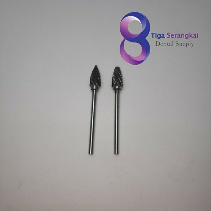 Jual Dental carbide bur / tungsten / fraser prosto denture akrilik gigi