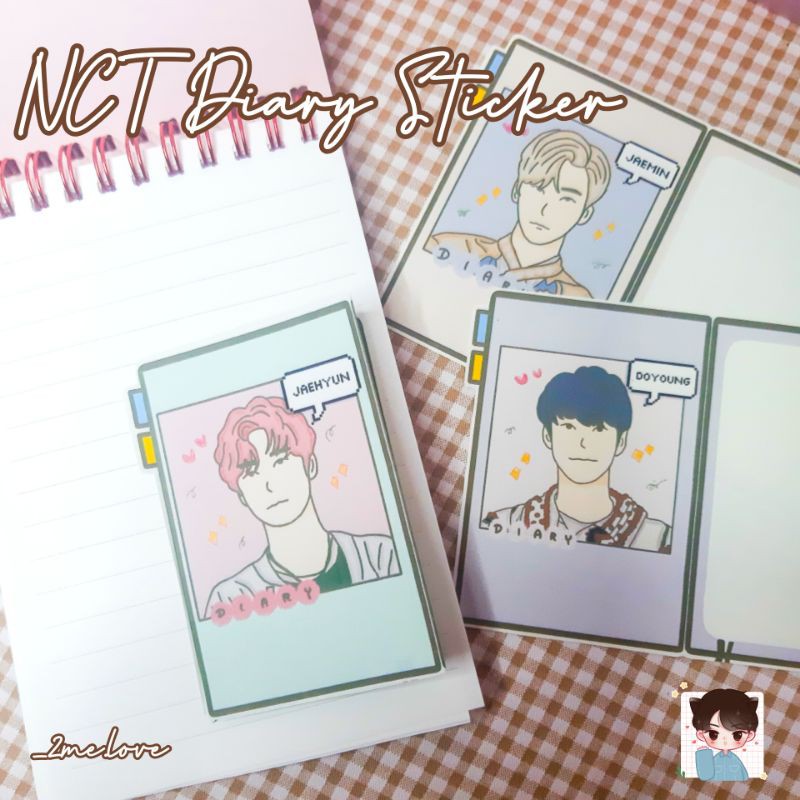 

Mariaarts - Nct Diary Sticker jurnal deco sticker polcos