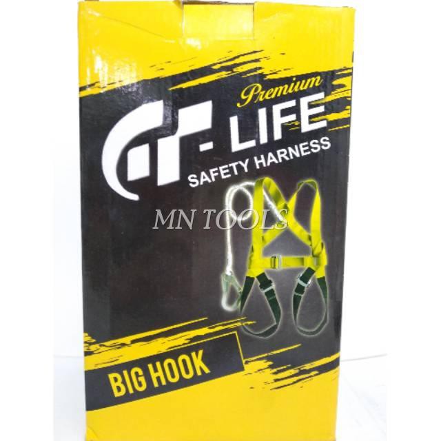 GT-LIFE Full Body Harness SINGLE BIG HOOK BESAR - Safety Belt Pengaman