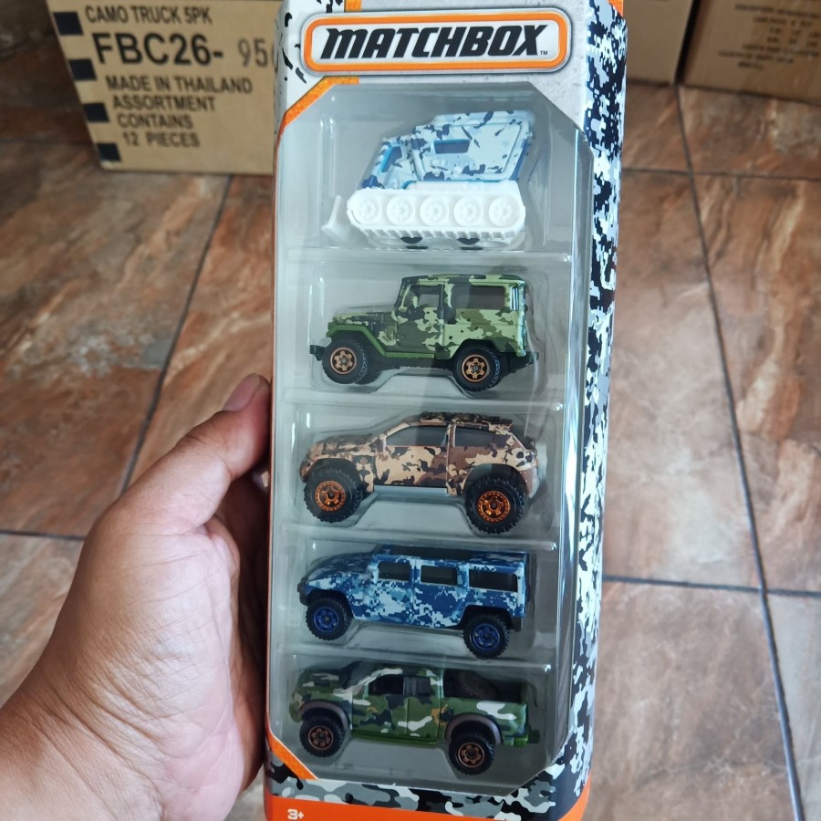 MATCHBOX GIFTPACK TOYOTA FJ40 LAND CRUISER BLIZZARDB BUSTER JEEP COMPASS HUMMER H2 SUV FORD F150 RAP