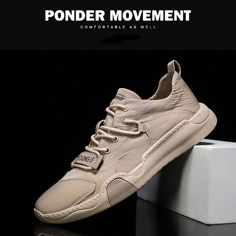 Mainland Sepatu Sneakers Pria Casual Running Shoes Outdoor Sneaker Tali Import MC101