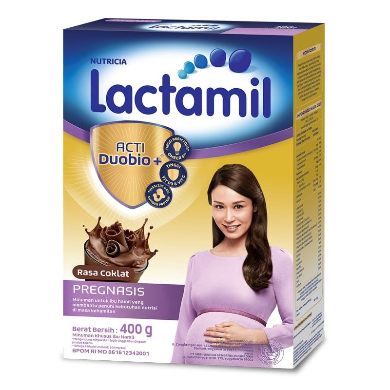 Lactamil Pregnasis Coklat Minuman Khusus Ibu Hamil 400 gr