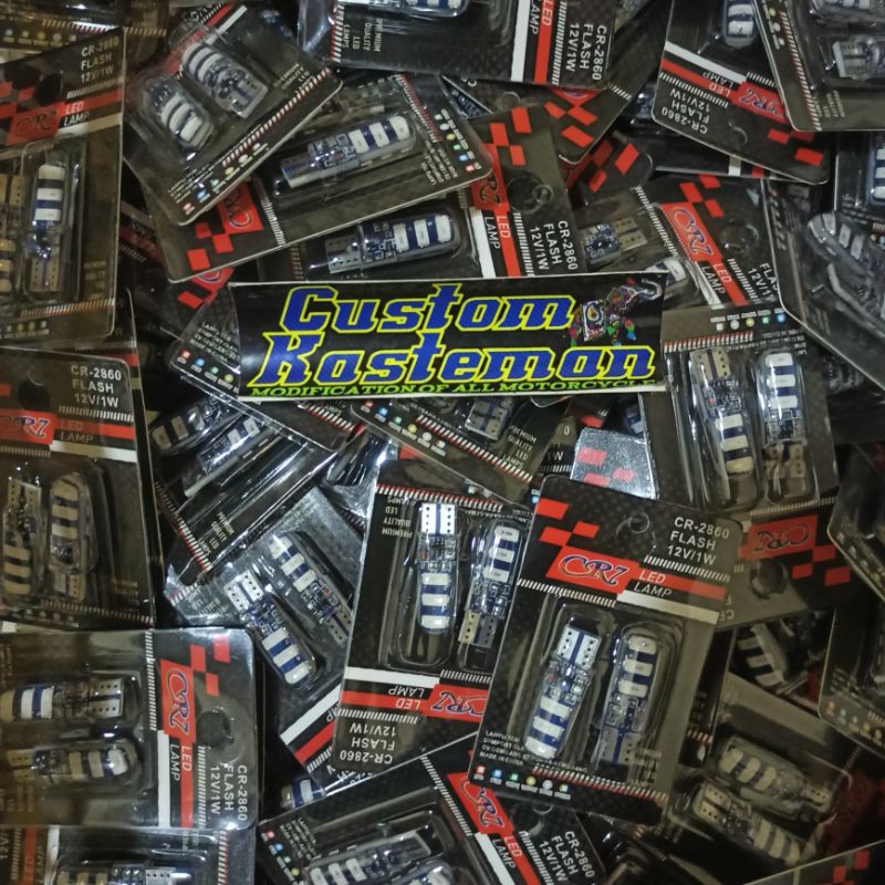 SUPER TERANG LAMPU LED SEIN SEIN SEN RITING LED SENJA JELLY T10-5