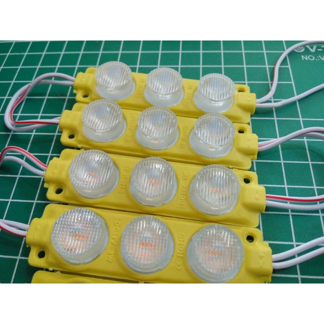 [DSP-9110] 3 LED MODUL 3030 LAMPU LED 3 MATA 3 WATT DC24 VOLT TYPE 7520 KUNING