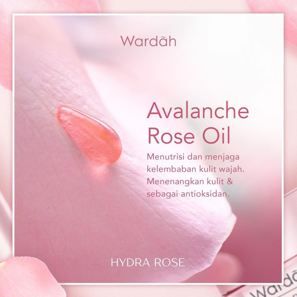 WARDAH hydra rose series