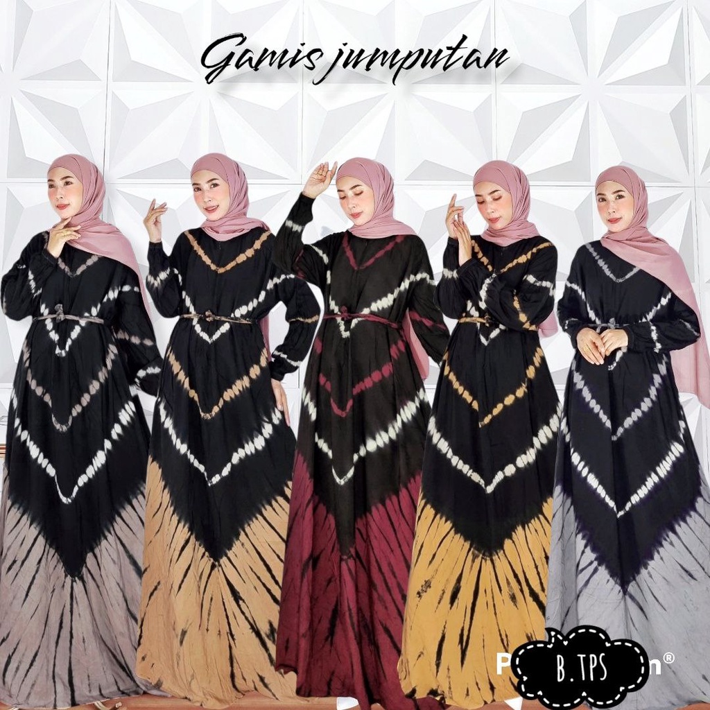 GAMIS RAYON JUMPUTAN PREMIUM/ GAMIS GROSIR PEKALONGAN MURAH // BISA BAYAR DITEMPAT
