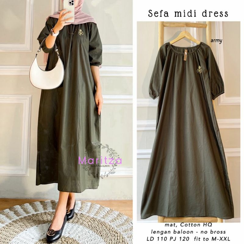 sefa midi dress