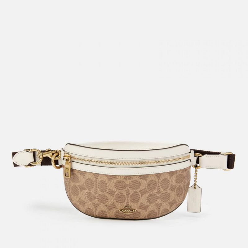 Coach Belt Bag In Signature Canvas(39937)