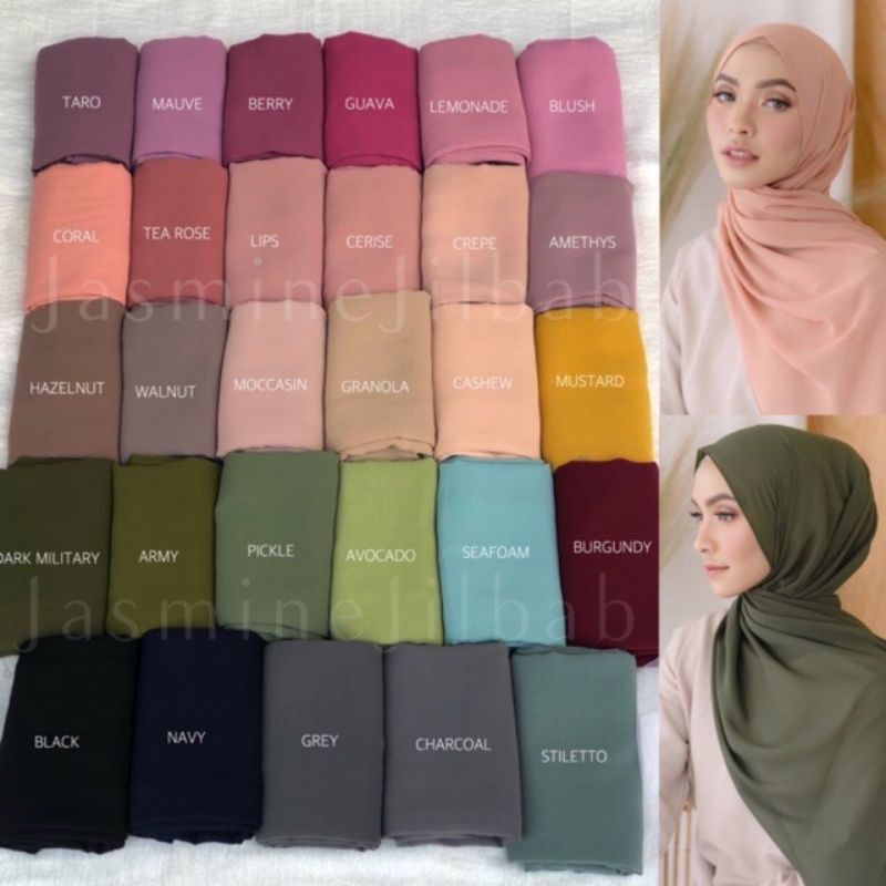 PASHMINA CERUTY BABY DOLL POLOS KUALITAS PREMIUM