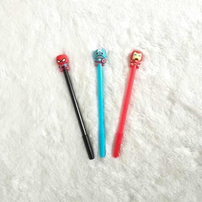

Spesial Edition Pulpen Iron Man/ Gel Pen Karakter Superhero Pena Lucu Souvenir Ironman Berkelas