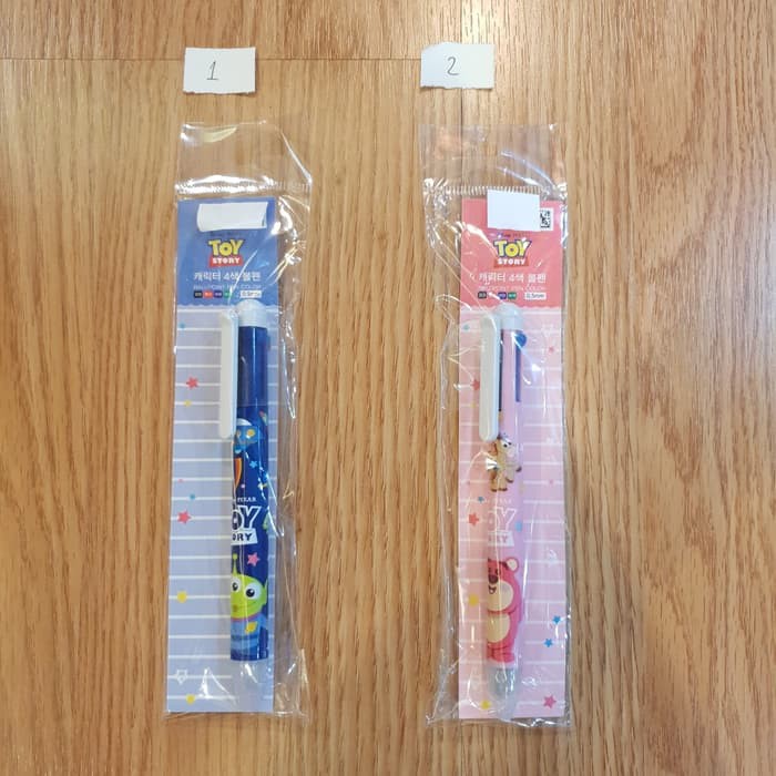 

Pulpen 4 in 1 Toy Story Little Green Men Lotso Woody Bullseye Korea Original Disney Korea Official