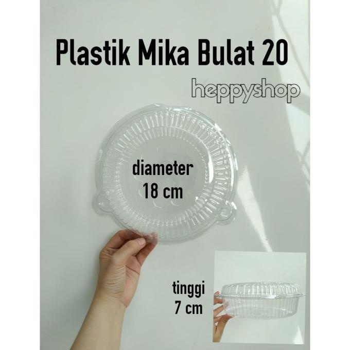 

Plastik Mika Bulat 20 isi 5 pcs , Mika Bolu, Mika Chiffon heppys44 Ayo Order