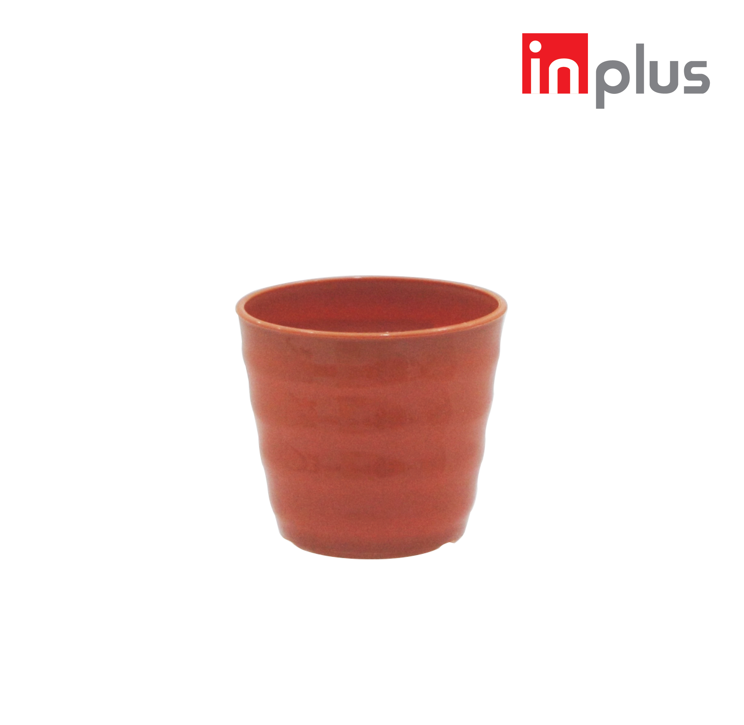 INPLUS Plastic Round 3.5 Inch Flower Pot, Pot Bunga With Tray Gardening Alat Berkebun