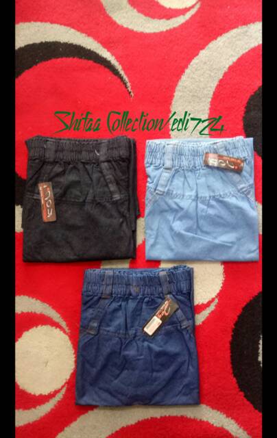 Rok Wanita Payung - Soft Jeans ( Standar-Jumbo)