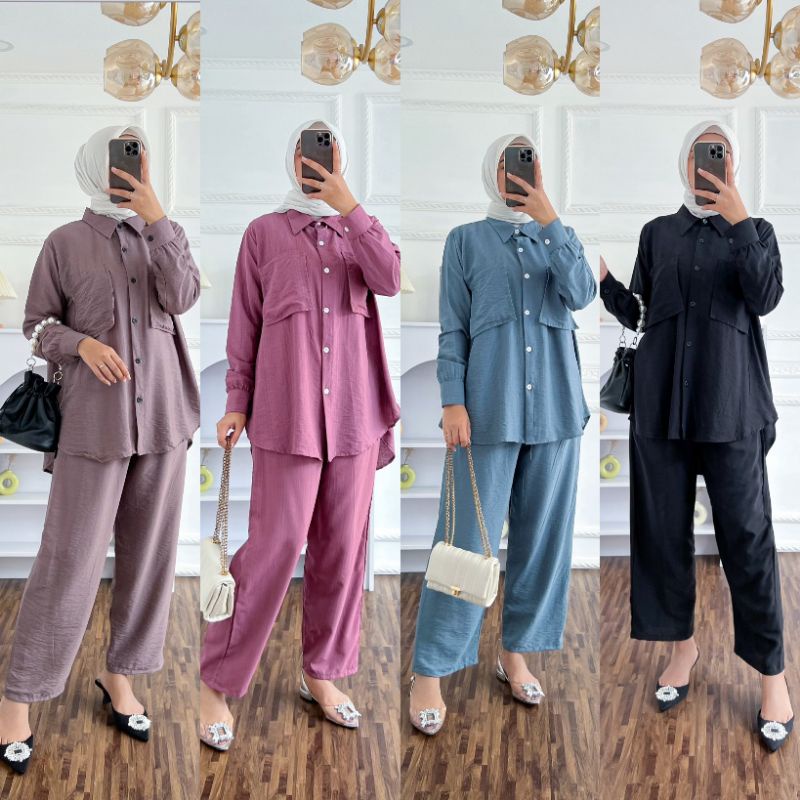 One Set LENKA / Linen Arabian Crinkle