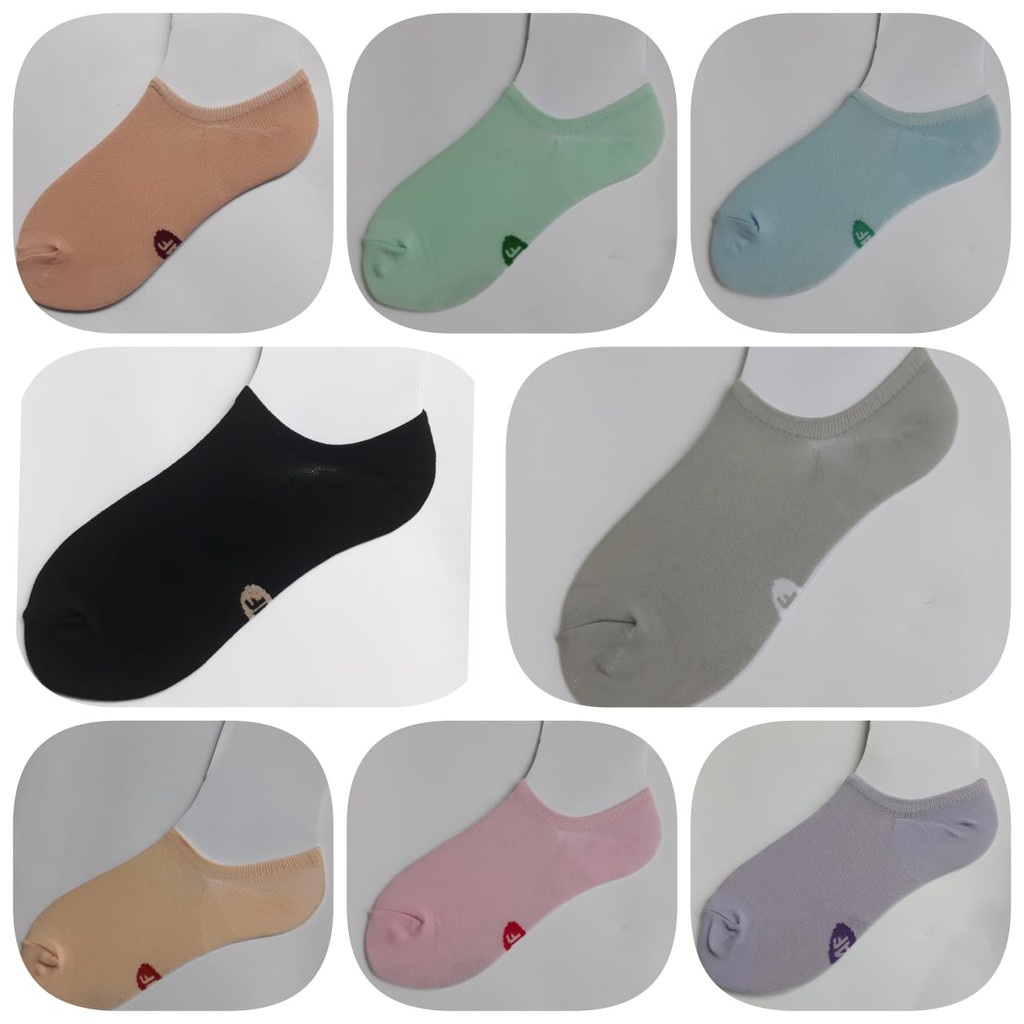 Kaos kaki pendek / kaos kaki dibawah mata kaki / kaos kaki hidden / hidden socks Kaos Kaki Invisible KAOS KAKI PENDEK