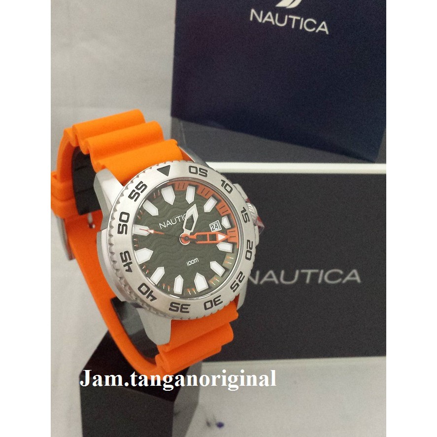 nautica 12531 G man original watch orange