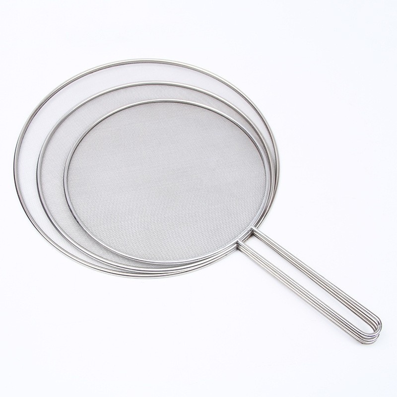 Hot Sale/Stainless Steel Oil Proofing Tutup Saringan Gorengan/Splatter Screen/Explosion-proof Guard Frying Pan Cover Aksesoris Dapur