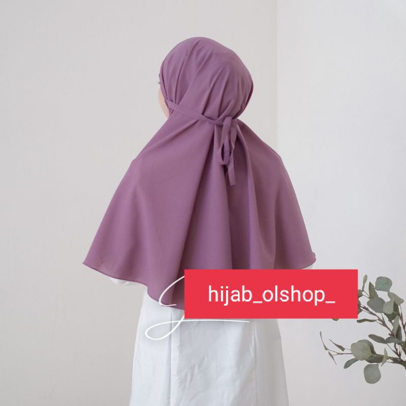 KERUDUNG MARYAM POLOS DIAMOND (SIZE L)/ HIJAB MARYAM SERIA NON PET