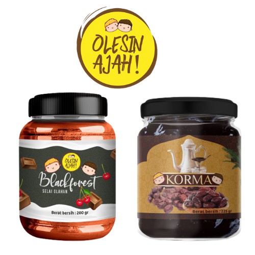 

Promo OlesinAjah Selai Blackforest 200Gr + Korma 200Gr