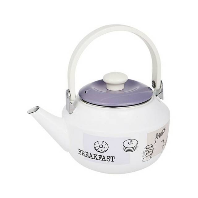 Teapot chefina enamel 18cm / Teko ceret air minum chefina