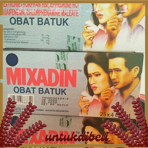 Mixadin Kemasan Lama Ready Stock / Tablet Batuk Mixadin